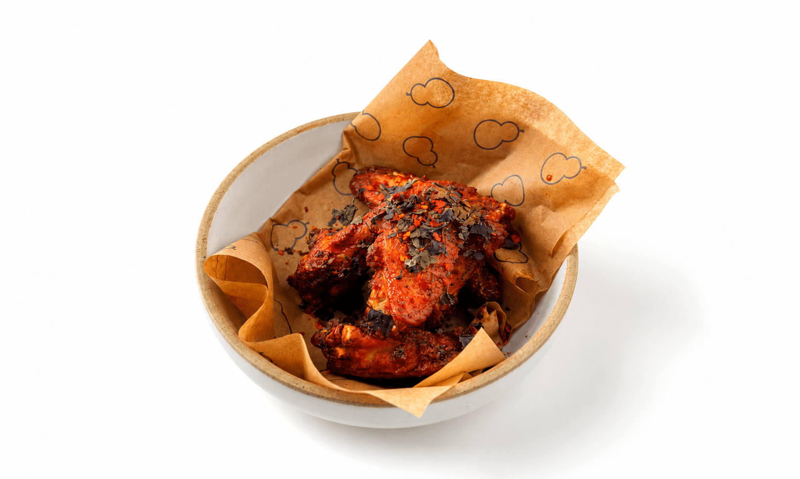 Braised Chicken Wings with Perilla Leaves 紫苏鸡翅