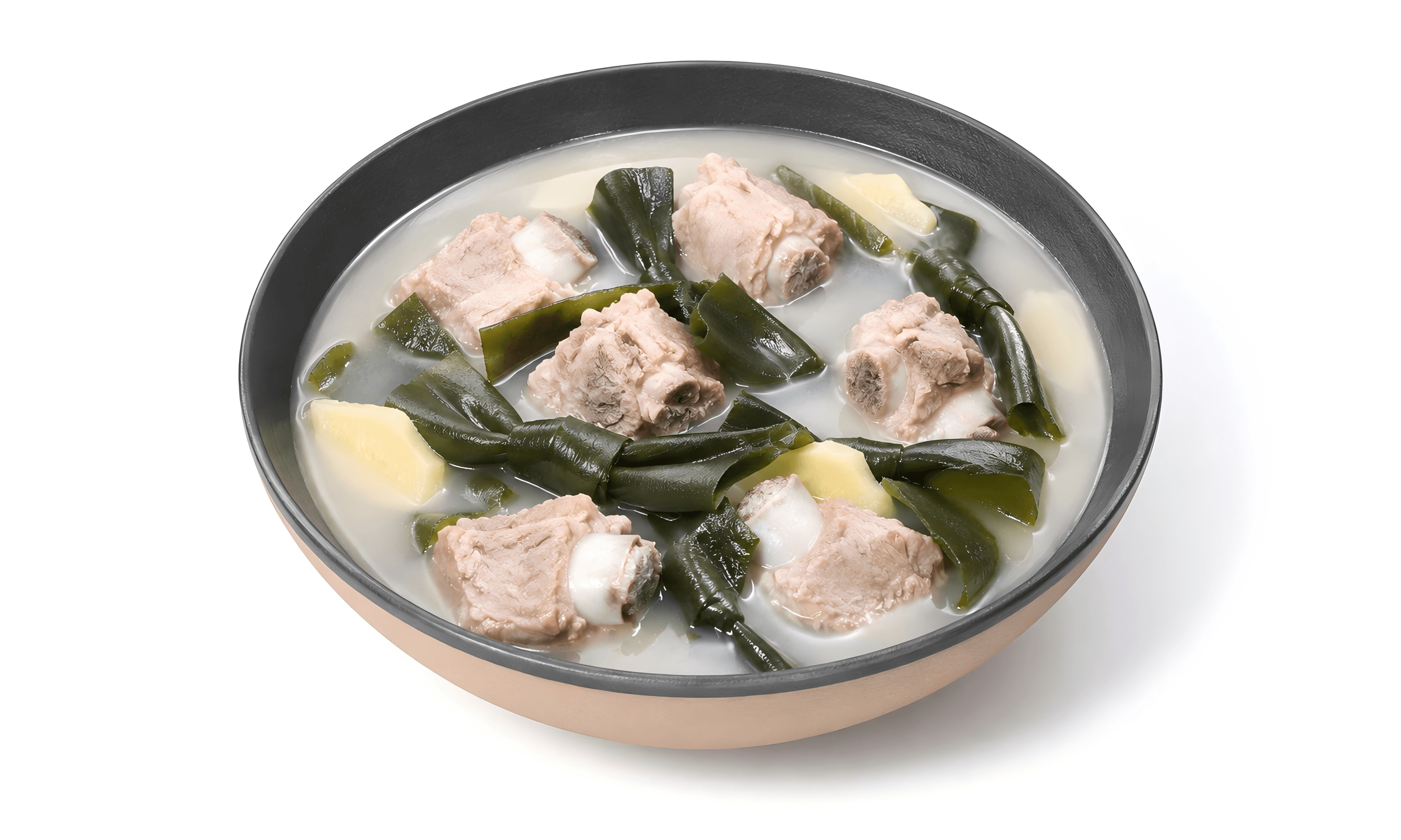 Pork Ribs with Kelp Soup (Bone-in) 海帶排骨湯(带骨)